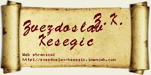 Zvezdoslav Kesegić vizit kartica